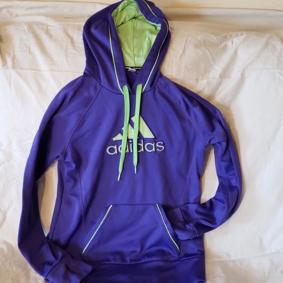 lime green adidas sweatshirt